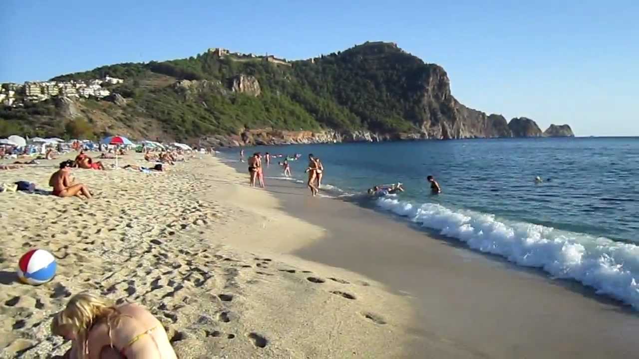 ألانيا: شاطئ كليوباترا (كليوباترا) ، الرمال المثالية ، الصيف