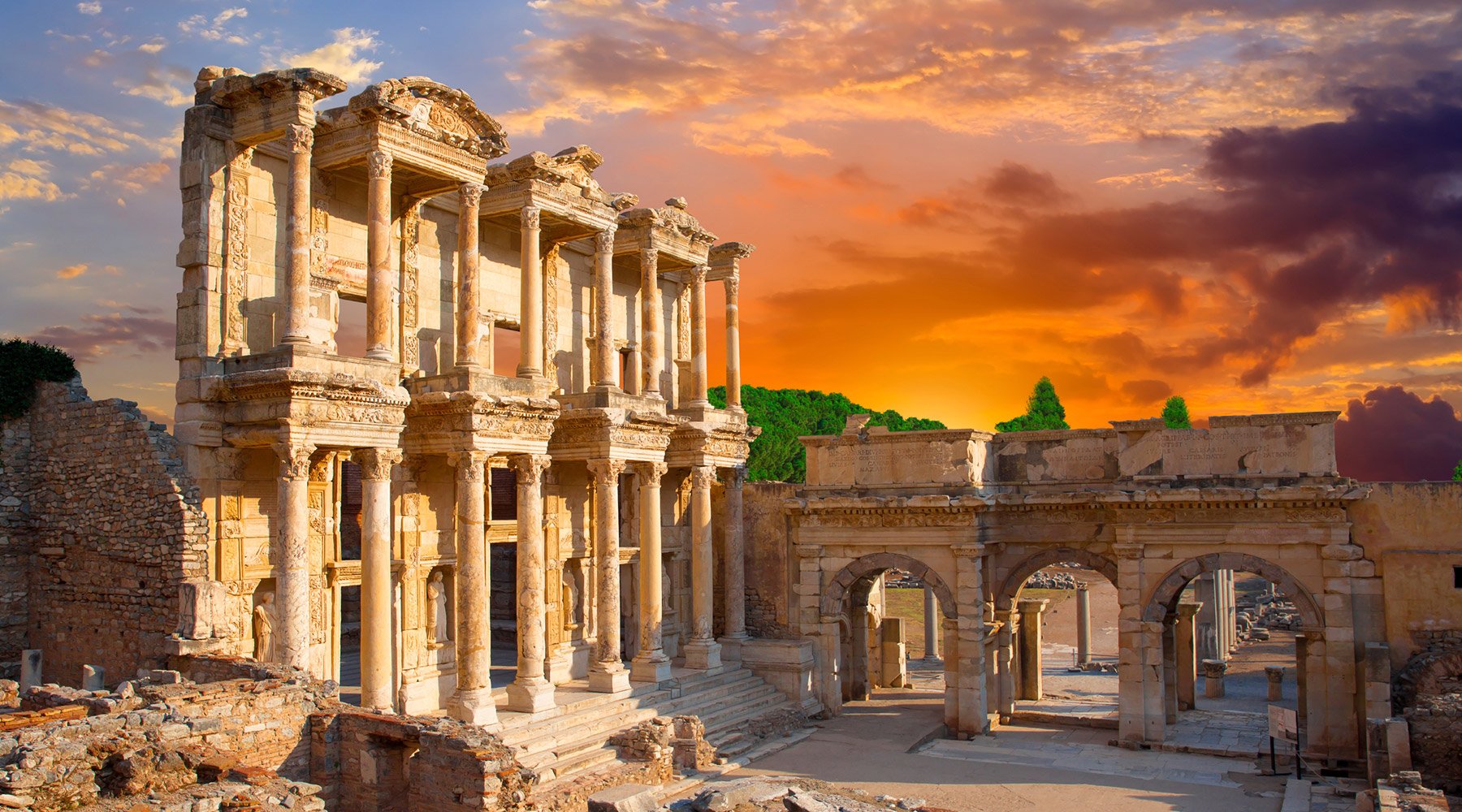 Ruins at Ephesus, Turkey